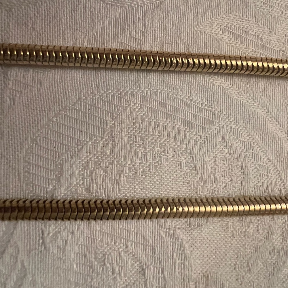 Pendant Necklace gold teardrop - Picture 4 of 5